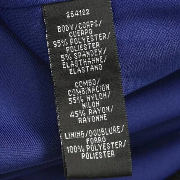 JS Boutique Sheath Dress Lace Beaded Sleeves Purple Black Size  4 - Picture 9 of 10